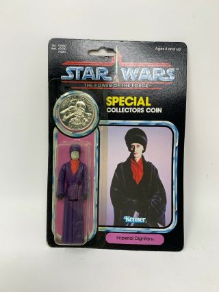 Vintage Star Wars Imperial Dignitary The Power Of The Force 1984 Kenner Last 17