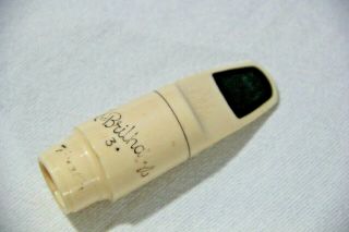 Vintage Brilhart Alto Sax Mouthpiece 3 Star,  With Serial Number