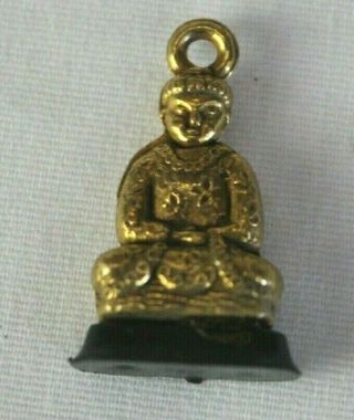 Vintage Gumball Machine Vending Toy Necklace Charm Prize Buddha