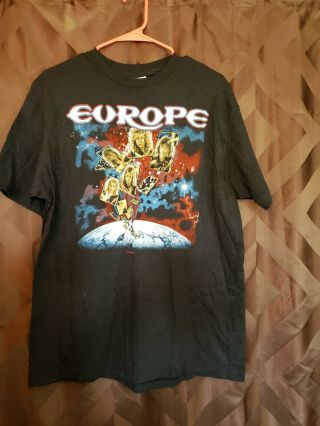 Vintage Europe The Final Countdown T Shirt Dated Authentic