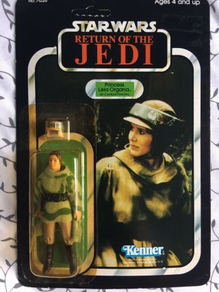 Rotj Vintage Star Wars Return Of The Jedi Princess Leia Organa In Combat Poncho