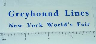 Arcade Cast Iron Greyhound Lines York World 