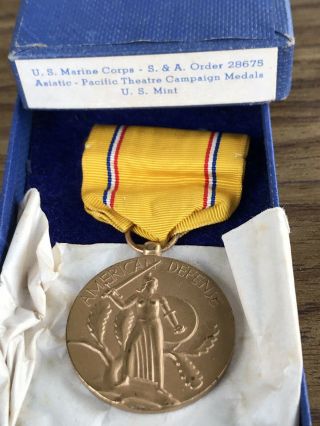 Wwii Navy Marine Corps Asiatic Pacific Theater Campaign Medal Us