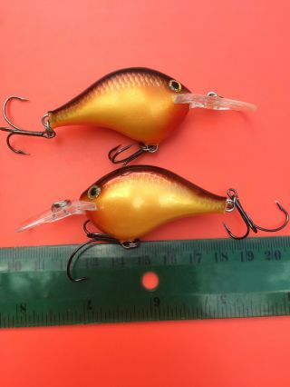 Vintage Rapala Balsa Rare DT - 6 CW Crawdad Bass Musky Salmon Pike Fishing Lure 2