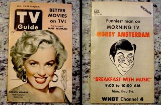 TV Guide 1953 Marilyn Monroe Pre National York City EX Extremely Rare 2