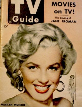 TV Guide 1953 Marilyn Monroe Pre National York City EX Extremely Rare 4