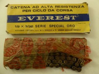 Vintage Nos 80,  S Everest Special Oro Racing Chain,  5/6/7 Speed Rare
