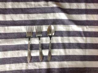 Vintage Davy Crockett Forks And Spoon