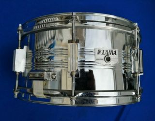 Vintage Tama Snare Drum Rockstar - Dx 14 " X 6.  5 " Steel Made In Japan From 1980 