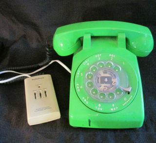 Vintage Lime Green Stromberg Carlson - Rotary Dial Phone Telephone