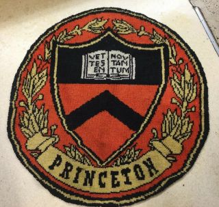 Vintage Princeton University Rug 1940’s