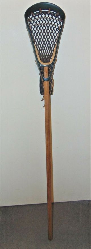 Vintage Early Stx 73 Wood Shaft Lacrosse Stick