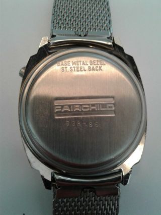 VINTAGE FAIRCHILD LED MEN ' S WRIST WATCH 3