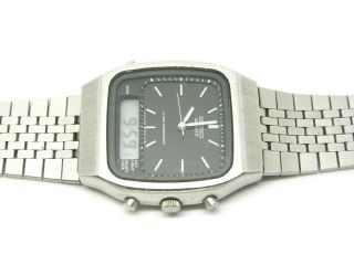 Wristwatch: Spares 1980s Man ' s Seiko Analogue Digital Watch H461 - 5000 3