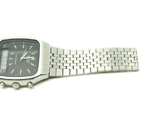 Wristwatch: Spares 1980s Man ' s Seiko Analogue Digital Watch H461 - 5000 4