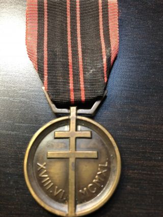 Ww2 France French Resistance Military Medal