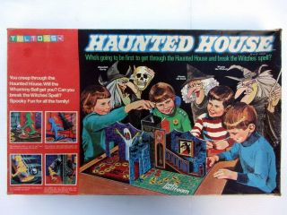 Vintage Haunted House Board Game 100 Complete Toltoys (1971)