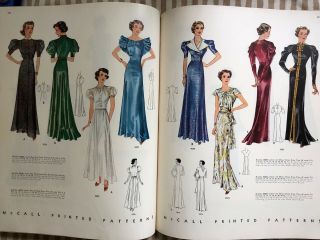 Vintage McCall Pattern Counter Book July 1938 6