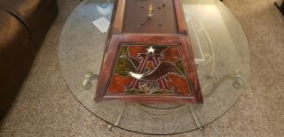 Budweiser Clydesdale Pool Table Light Bud Lamp Vintage Stained Glass Rare 4