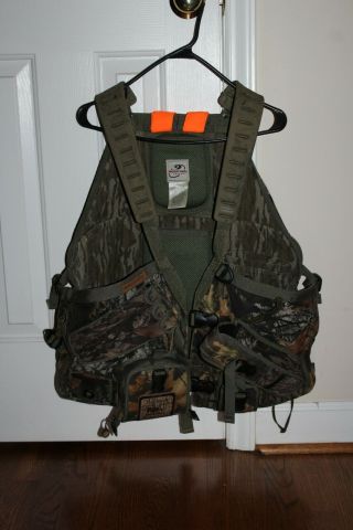Vintage 2007 Bob Dixon Limited Edition Mossy Oak Nwtf Turkey Hunting Vest