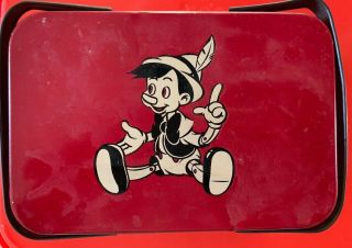 1940 Pinocchio Walt Disney Productions Lunchbox Rare Vintage