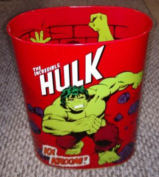 Vintage Incredible Hulk 1979 Marvel Comics Trash Garbage Can Rare