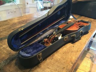 Joseph Rocca Violin 4/4 1858 Vintage Violin Complete W/ Hard Case And Bow