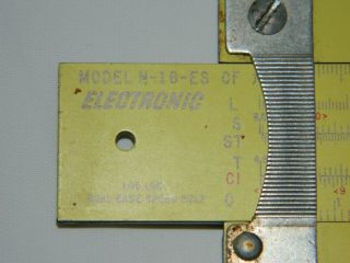 Vintage Rare Pickett Electronic Slide Rule Model N 16 ES 2