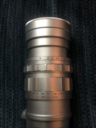 Vintage Leitz Canada Summicron 1:2/90 Telephoto Lens Leica M Series Mount 7