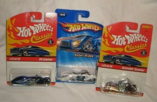 Vintage Hot Wheels Sizzlers Chopcycles BLOWN TORCH,  Minty,  plus 6