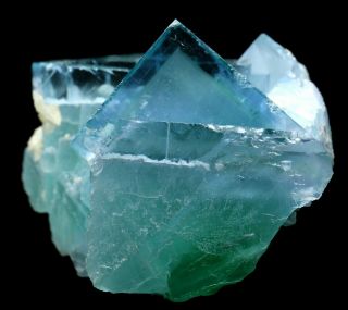 756.  2g Rare Transparent Green Fluorite Crystal Mineral Specimen/China 11