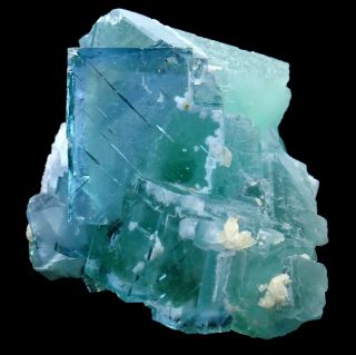 756.  2g Rare Transparent Green Fluorite Crystal Mineral Specimen/China 6