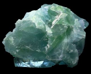 756.  2g Rare Transparent Green Fluorite Crystal Mineral Specimen/China 7