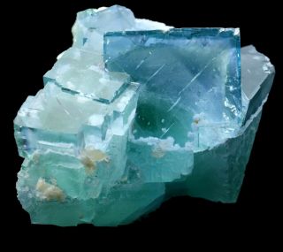 756.  2g Rare Transparent Green Fluorite Crystal Mineral Specimen/China 9