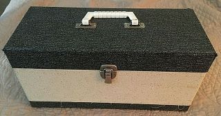Rare Vintage " Triad " 45 Rpm Double Record Carrying Case From Bronx,  Ny