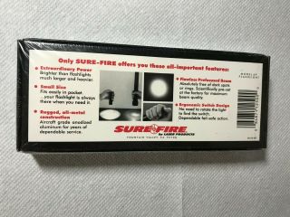 SureFire Vintage MODEL 6P Black Flashlight 2