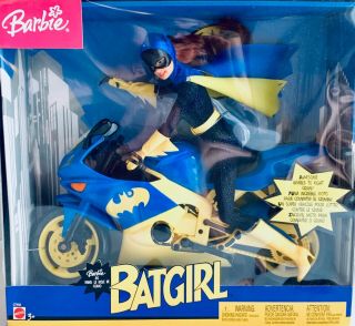 Barbie As Batgirl With Batcycle Vintage Mattel,  2003