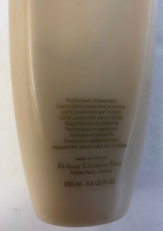 Christian Dior POISON 6.  8oz PERFUMED BODY LOTION Lait Merveilleux VINTAGE No Box 2