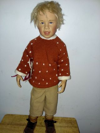 RARE VINTAGE 49 GOTZ OLA 27 INCH MADE IN GERMANY DOLL 2