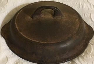 Vintage Griswold Cast Iron 3 Self Basting Lid Only No.  1093