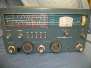 Vintage National Nc 190 Shortwave Ham Tube Radio Receiver One Ninety For Repair