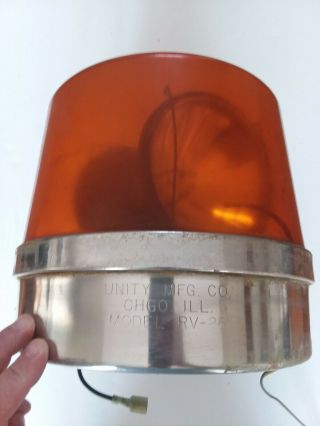 Vintage Unity Rv - 26 Beacon Light Emergency L@@k
