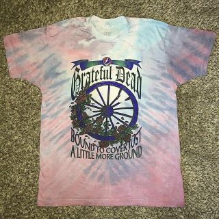 Grateful Dead Vintage 1995 Summer Tour Shirt Xl Jerrys Last Tour Back Graphic