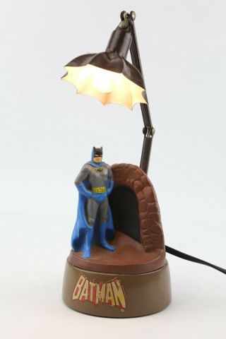 Vintage Batman Lamp Batcave Vanity Fair Rare Justice League 1977 Night Light