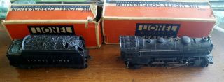 Vintage Pre - War Lionel 1666 Locomotive & 2466w Tender O Scale With Boxes