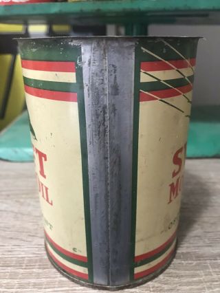 Vintage Swift Motor Oil Can 1 Quart Metal Tin 4