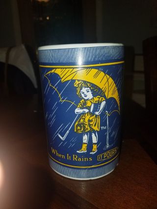 Morton Salt Vintage Ceramic Jar.  Rare And Unique