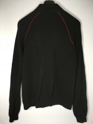GIANNI VERSACE COUTURE VINTAGE ' 98 ZIPPER HIGH COLLAR SWEATER MEN KNIT ITALY 3