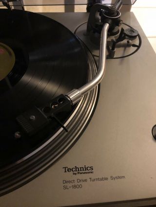 Vintage Technics Turntable Model SL - 1800 Direct Drive Great 5