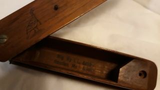 Vintage Ashby Missouri Turkey Gobbler Box Call Wood Hunting Game Call